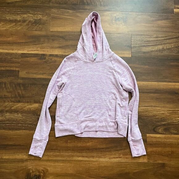 Athleta girl size XL 14 heathered modal blend soft hoodie sweatshirt - Picture 1 of 2